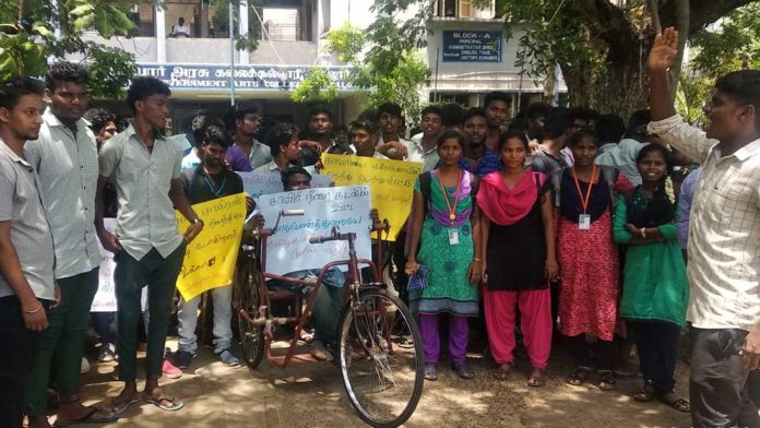 Cuddlore-RSYF-Cauvery-Water-Protest