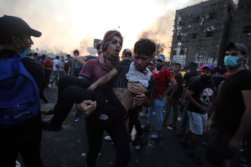 IRAQ-POLITICS-DEMONSTRATION