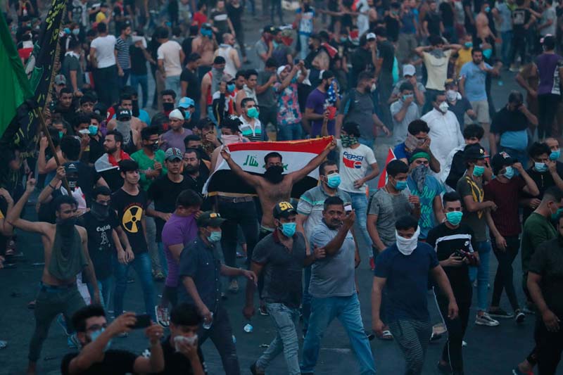 Mass Protest Iraq
