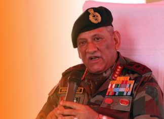 பாஜக-வுக்கு முட்டுக் கொடுக்கும் இராணுவத் தளபதி பிபின் ராவத் !