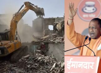 உ.பி : சட்டவிரோத காவி புல்டோசர்களை சட்டபூர்வமாக மாற்றும் யோகி அரசு !