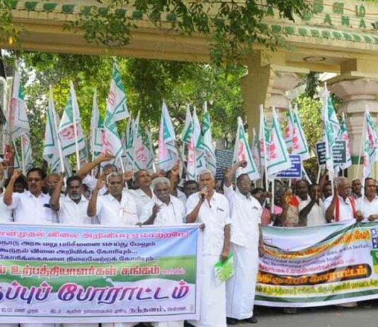 சென்னை: தமிழ்நாடு பால் உற்பத்தியாளர் சங்கம் போராட்டம்!