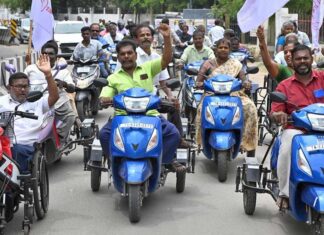 மதுரையில் சுயமரியாதை – உரிமைக்காகப் போராடிய மாற்றுத்திறனாளிகள் கைது