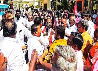 தூத்துக்குடியில் சி.ஐ.டி.யூ. தோழர்கள் மீது பா.ஜ.க. குண்டர்கள் தாக்குதல்