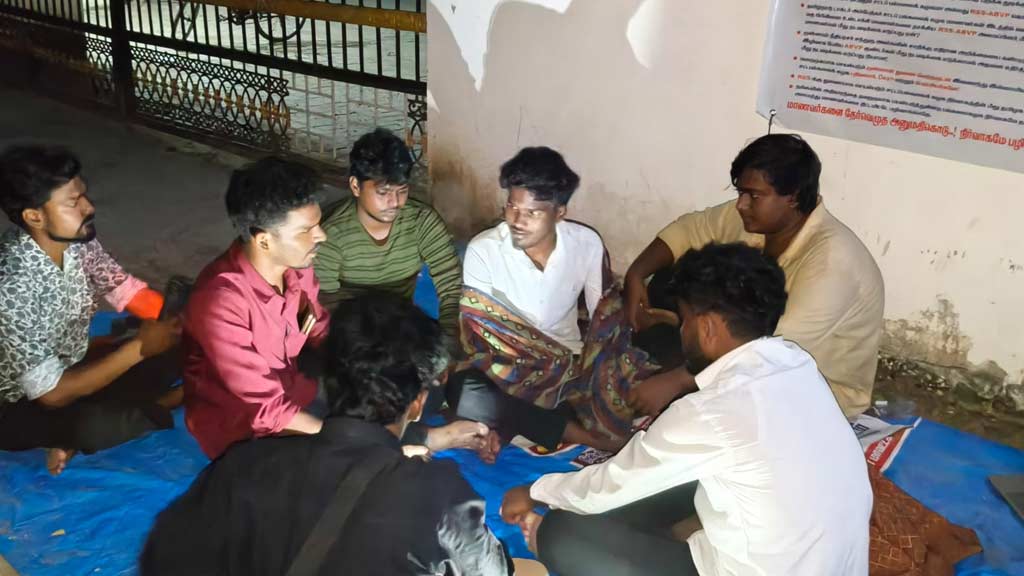 Dr-Ambedkar-Law-University-Hunger-protest