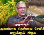 தஞ்சாவூர்: பாதுகாப்பாக நெல்லை சேமிக்க மறுக்கும் அரசு | தோழர் வெற்றிவேல் செழியன்