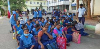 கோவை அரசு மருத்துவமனை தூய்மைப் பணியாளர்கள் போராட்டம்!