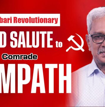 Red Salute to Naxalbari Revolutionary Comrade Sampath! || SOC