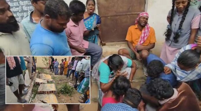 திருவள்ளூர்: பள்ளி சுவர் இடிந்து மாணவன் பலி – தி.மு.க அரசே குற்றவாளி!