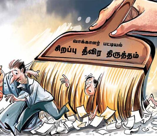 வாக்காளர் பட்டியல் சிறப்பு தீவிர திருத்தம்: பா.ஜ.க – தேர்தல் ஆணையத்தின் பாசிச பயங்கரவாதம்!