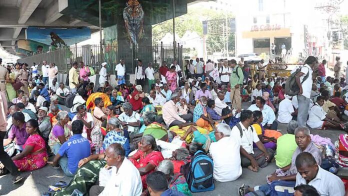 Differently-Abled-protest-Chennai