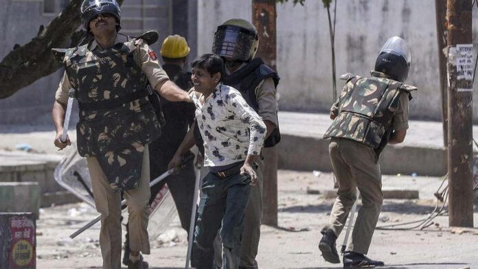 April-13-protest-Noida,-Gautam-Buddh-Nagar-district,-Uttar-Pradesh