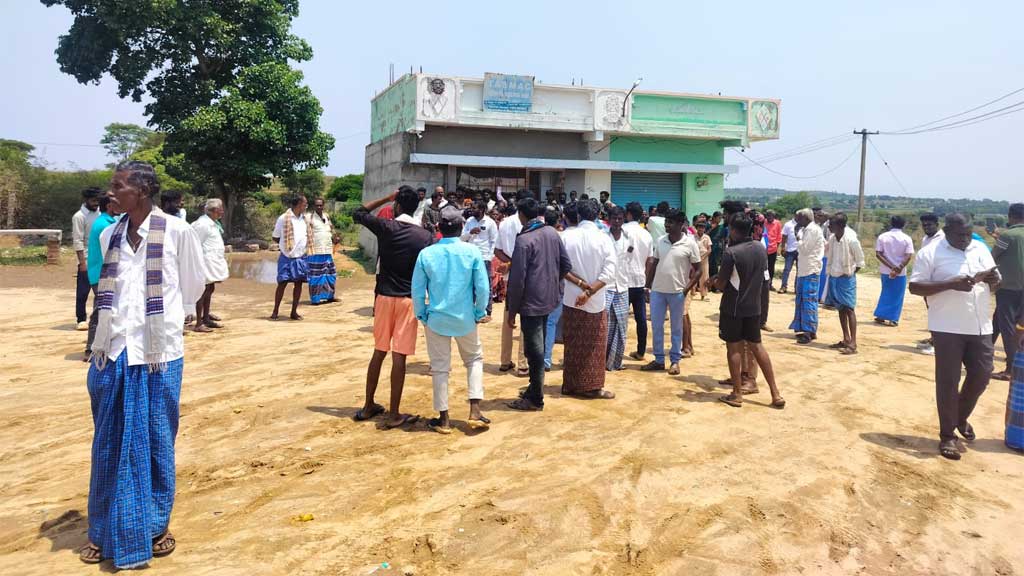 Krishnagiri-Denkanikottai-TASMAC-protest