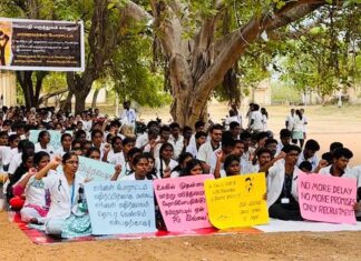 ஹோமியோபதியில் முதுநிலை பட்டப்படிப்பு வேண்டி மாணவர்கள் தொடர் போராட்டம்