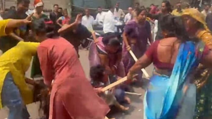 Maharashtra-Ulhasnagar-Woman-Stripped,-Paraded
