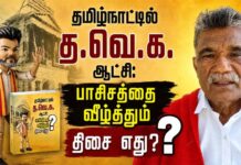 தமிழ்நாட்டில் த.வெ.க. ஆட்சி: பாசிசத்தை வீழ்த்தும் திசை எது? | வாங்கிப் படியுங்கள் | தோழர் குருசாமி