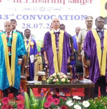 மனோன்மணியம் பல்கலை.யில் தமிழ்த்தாய் வாழ்த்து அவமதிப்பு! வந்தே மாதரம் பாடல் திணிப்பு!