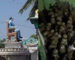 சேலம்: கெங்கவல்லி ஒன்றியம் ஒதியத்தூரில் அம்பேத்கர் சிலை திறப்பதைத் தடுக்கும் சாதிவெறியர்கள்