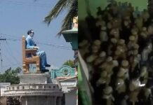 சேலம்: கெங்கவல்லி ஒன்றியம் ஒதியத்தூரில் அம்பேத்கர் சிலை திறப்பதைத் தடுக்கும் சாதிவெறியர்கள்