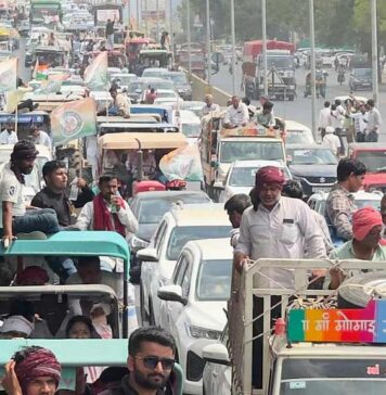 குஜராத்: மாநிலம் தழுவிய விவசாயிகளின் நீண்ட பேரணி – போராட்டம்