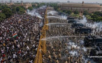டெல்லியை ஸ்தம்பிக்க வைத்த மாணவர் போராட்டம்!