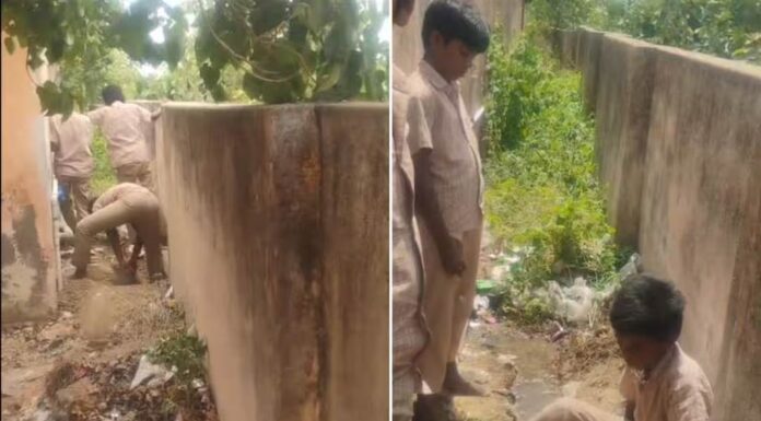 திருப்பத்தூர் ஜோலார்பேட்டை: அரசுப் பள்ளி மாணவர்களை கழிவு நீரை அகற்ற வைத்த அவலம்! | ம.அ.க. கண்டனம்