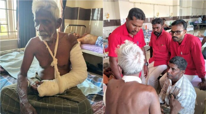 தென்மாவட்டங்களில் தொடரும் சாதிய வன்முறைகள்: தூத்துக்குடி ஆழ்வார்கற்குளம் – முதியவர் மீது சாதிவெறித் தாக்குதல்
