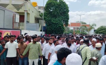 திருப்பத்தூர் – ஆம்பூர்: உழைக்கும் மக்களின் குடியிருப்புகளை சர்வாதிகாரமாக அகற்ற எத்தனிக்கும் நீர்வளத்துறை